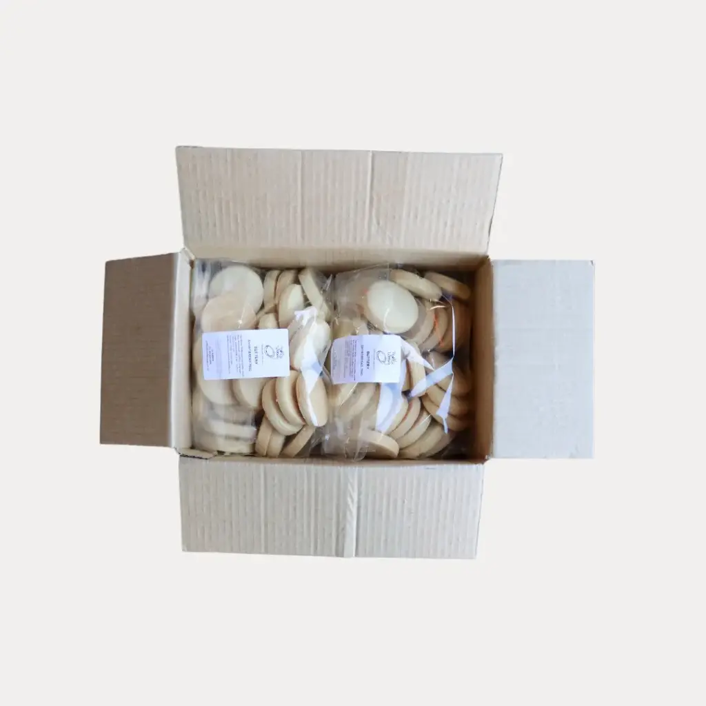 Shortbread Buttery Cookies 19g Small Bulk 750g Bag x 2 Carton