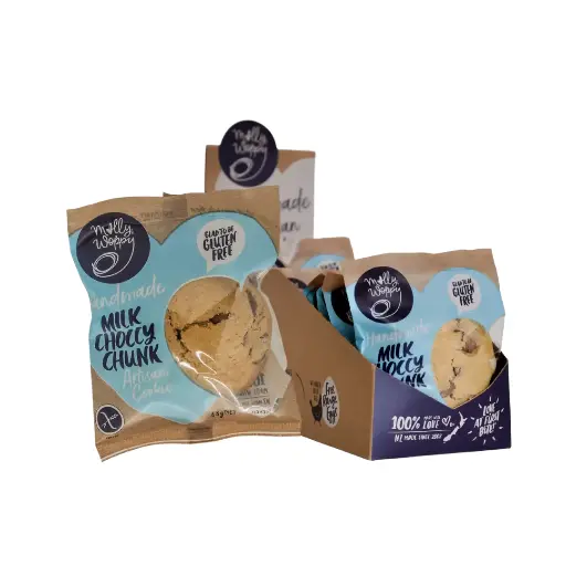 [ARM32] Gluten Free Milk Choccy Chunk Cookie Grab'N'Go 68g 12/Slv