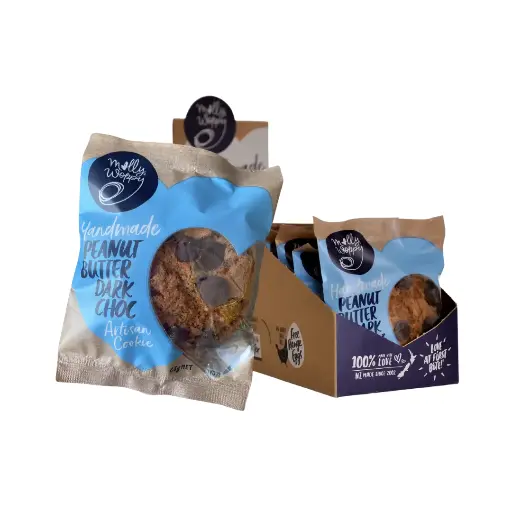 [CRP32] Peanut Butter Dark Choc Chunk Cookies Grab'N'Go 68g 12/Slv