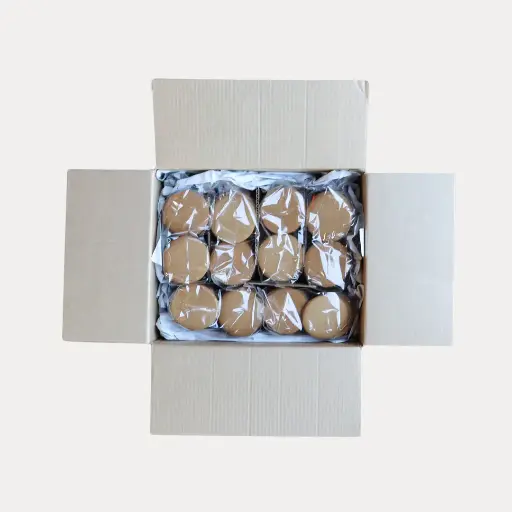 [UBC00] Plain Gingerbread Round Cookies 34g 30/Pk x 6 Carton