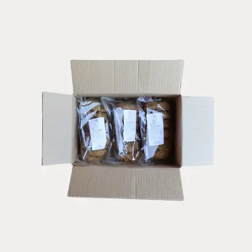 [ABO10] Plant Based Vegan Oaty Apricot Super Seedy Cookie 72g Bulk Cafe 6Pk x 3 Carton