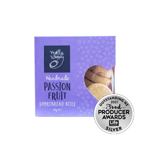 [SRP10] Shortbread Passionfruit Cookie Bites 125g x 12 Carton